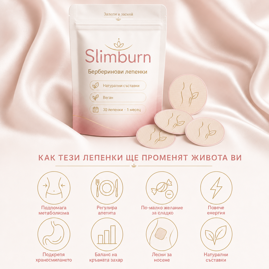 Slimburn Берберинови Лепенки